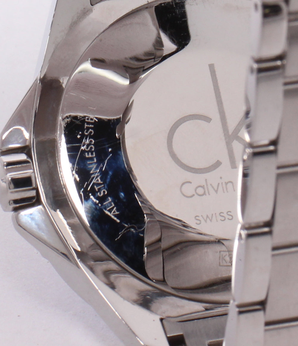 Calvin klein 腕時計 プレイ Play クオーツ ブルー K2W21Z メンズ カルバンクライン