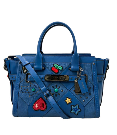 美品 COACH ハンドバッグ ショルダーバッグ クロスボディ 2WAY 斜め掛け レザー 55503 レディース コーチ