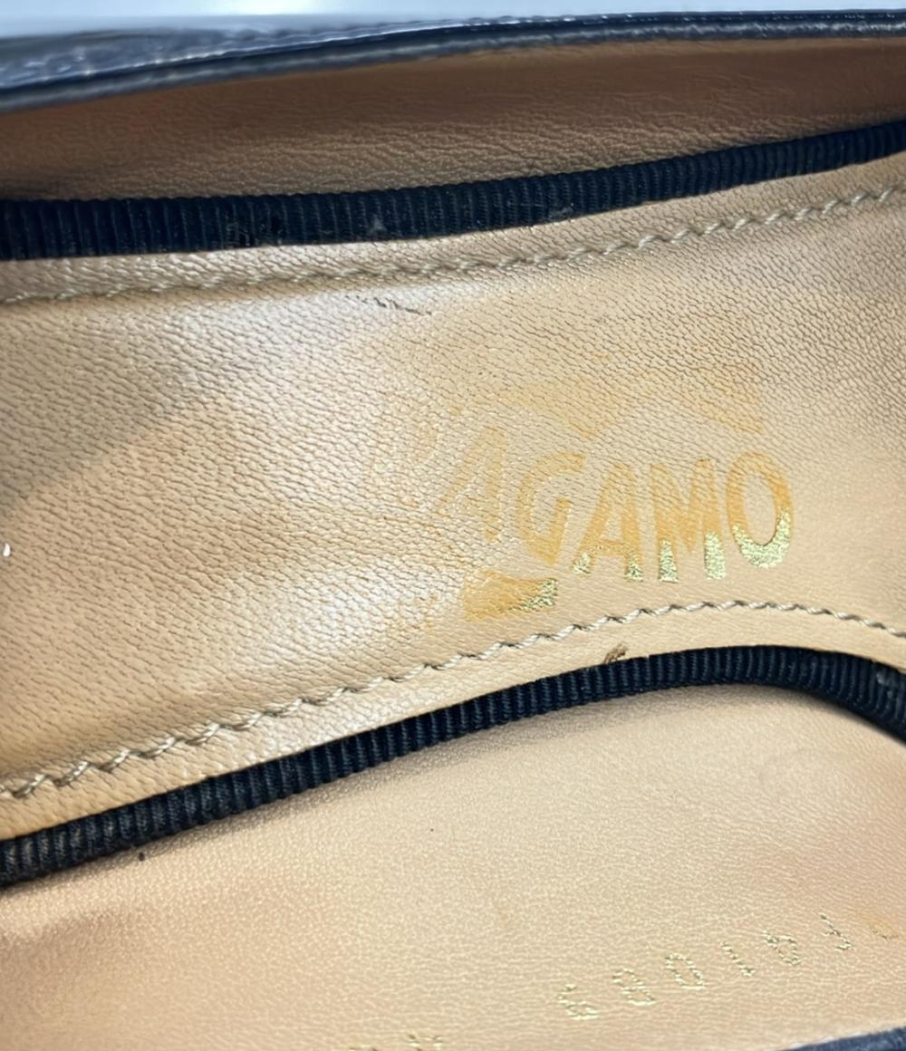 訳あり Salvatore Ferragamo ウェッジソールパンプス レディース SIZE 4 1/2 22(cm) サルヴァトーレフェラガモ