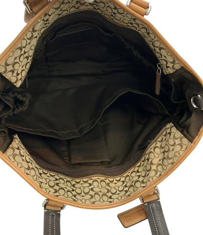 COACH トートバッグ ショルダーバッグ 2WAY ミニシグネチャー F77156 レディース コーチ