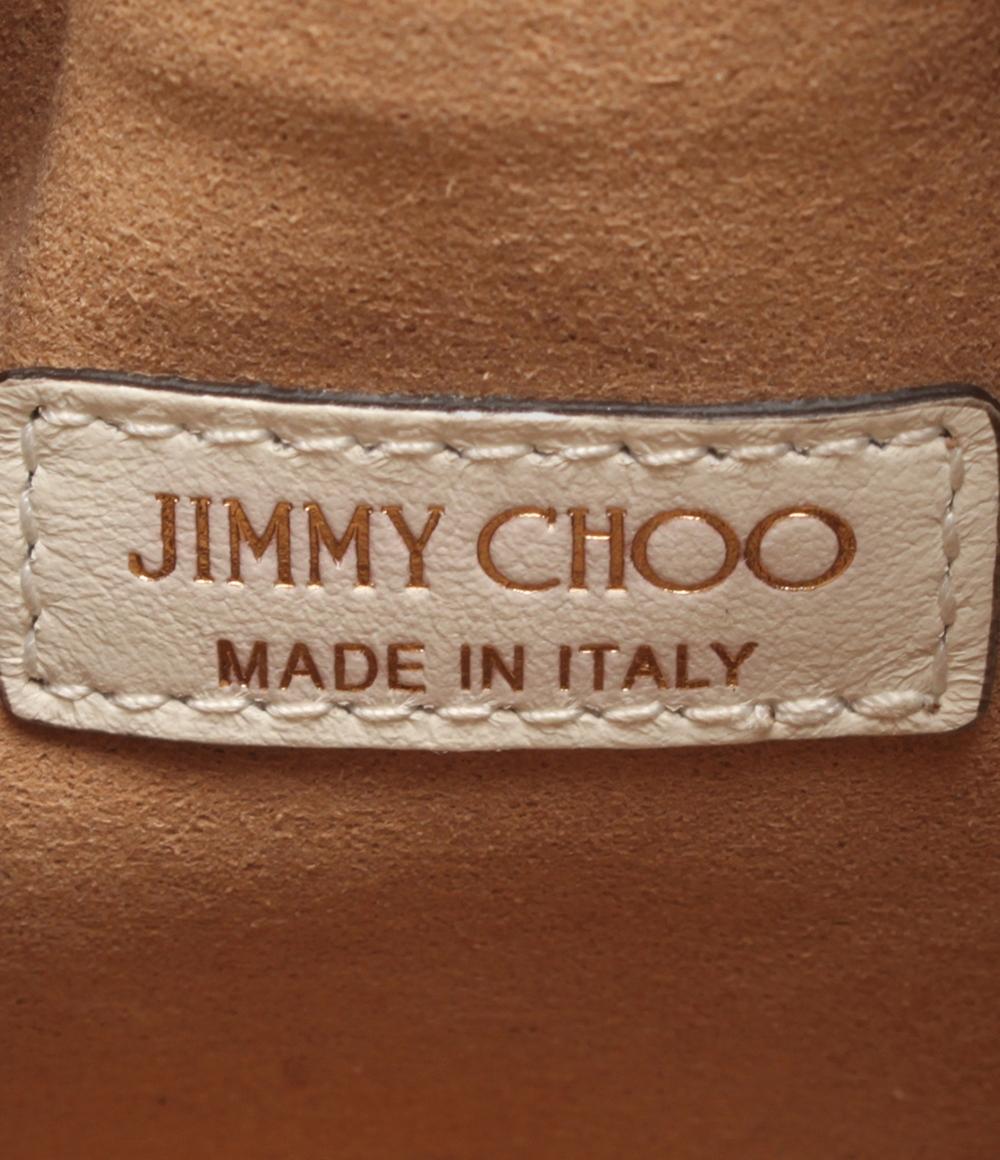 JIMMY CHOO チェーンショルダーバッグ 斜め掛け ハンドバッグ ミニ スタッズ マイクロボンボン レディース ジミーチュウ