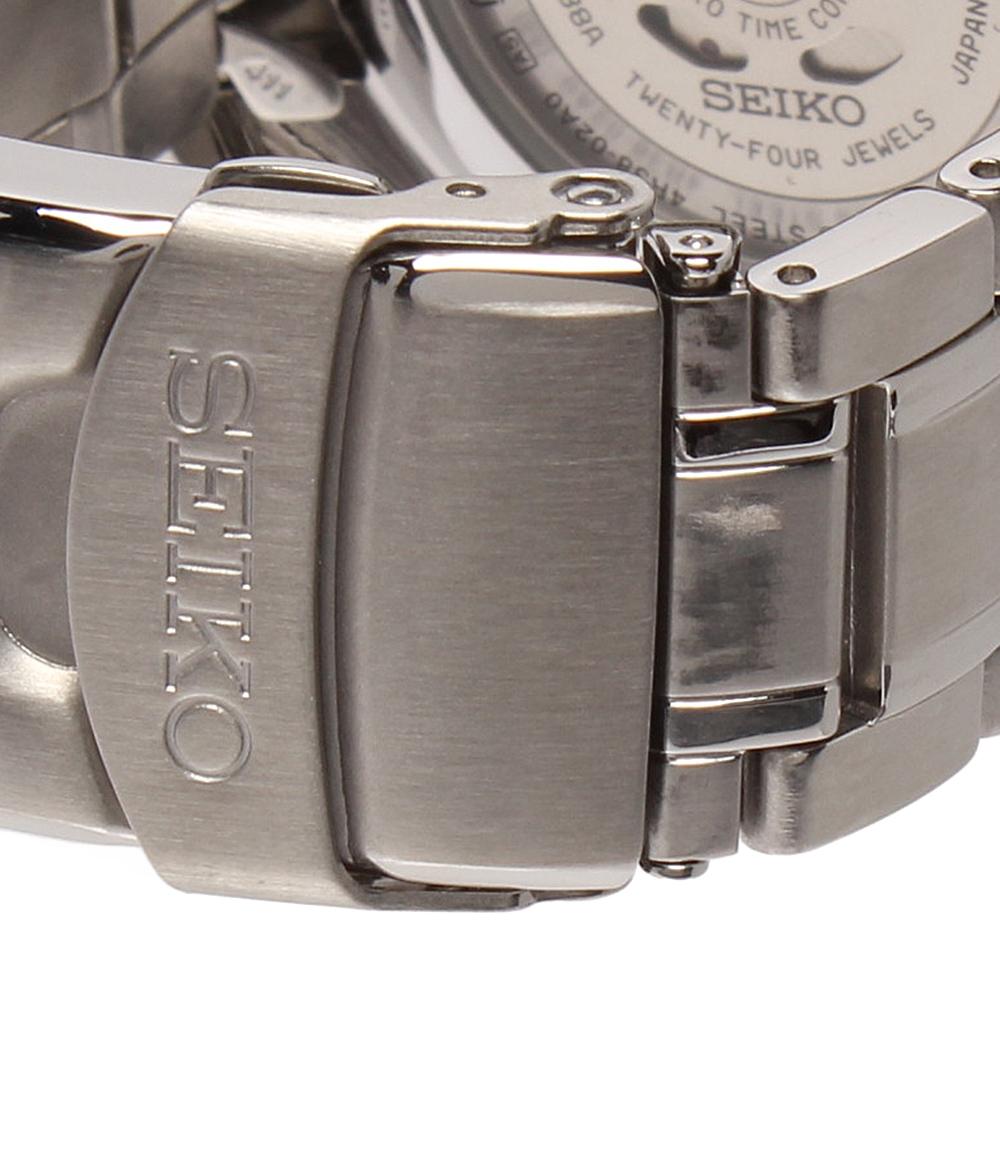 SEIKO 腕時計 自動巻き ネイビー 4R38-02A0 メンズ セイコー – Rehello