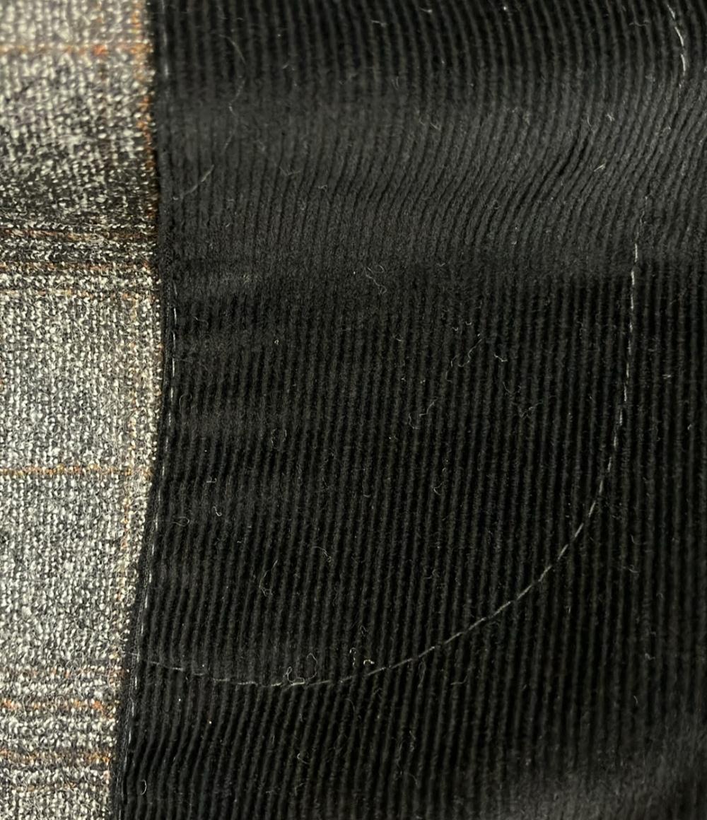 TAGLIATORE セットアップ パンツスーツ チェック柄 グレー×ブラウン トラッド＆ベーシック メンズ SIZE 50R (L) タリアトーレ