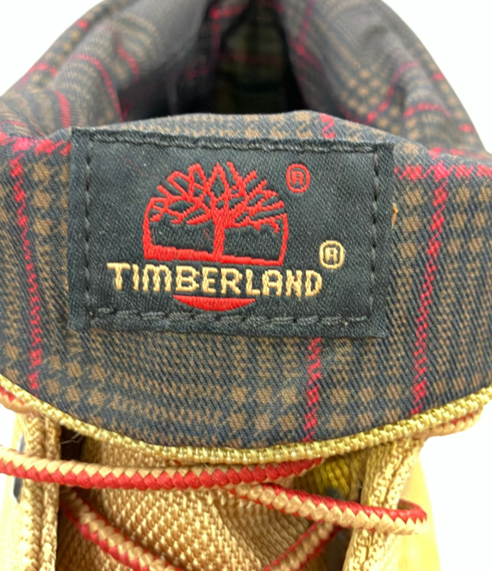 Timberland ロールトップブーツ チェック柄 メンズ SIZE 9 W ティンバーランド