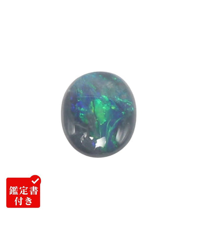 美品 ブラックオパール 1.255ct ルース オーバルカボションカット