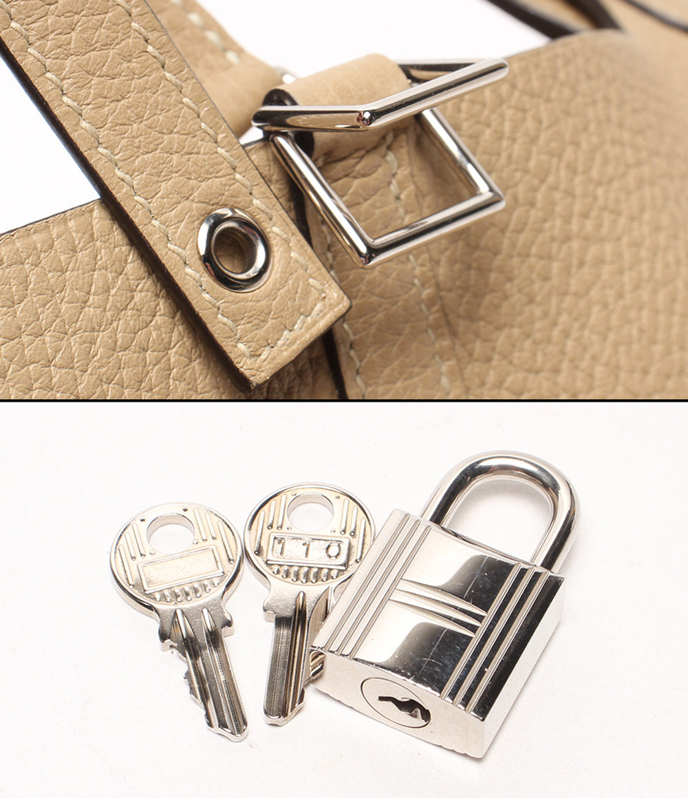 HERMES ハンドバッグ X刻印 シルバー金具 トリヨンクレマンス ピコタンロックPM レディース エルメス