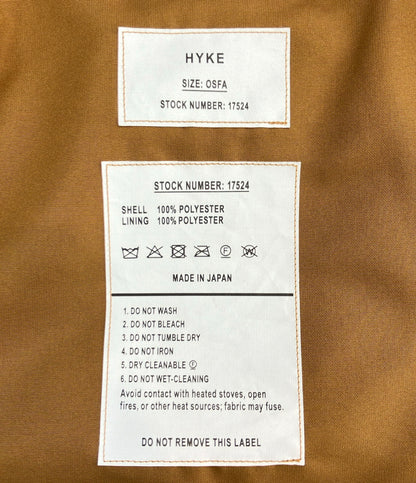 HYKE フェイクシアリング クロップド ベスト 252-17524 レディース SIZE OSFA (M) ハイク