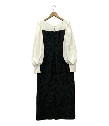 ハーリップトゥ 長袖ワンピース ジャガード レディース SIZE S Her lip to