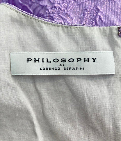 PHILOSOPHY DI LORENZO SERAFINI フローラルジャカード ワンピース レディース SIZE 44 フィロソフィ・ディ・ロレンツォ・セラフィニ