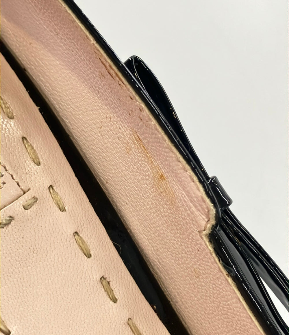 Miu Miu ポインテッドトゥパンプス グリッター パテントレザー レディース SIZE 37 1/2 (24.5cm) ミュウ ミュウ