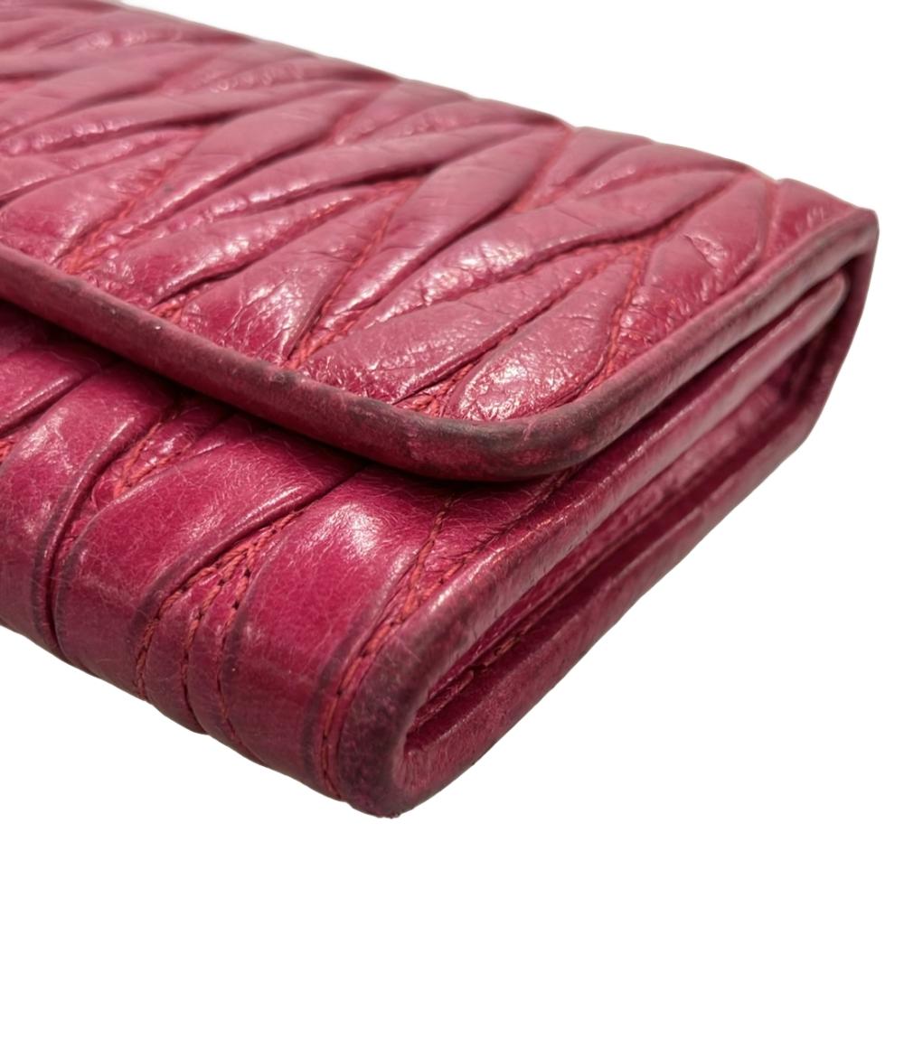 Miu Miu 長財布 マテラッセ レディース ミュウ ミュウ