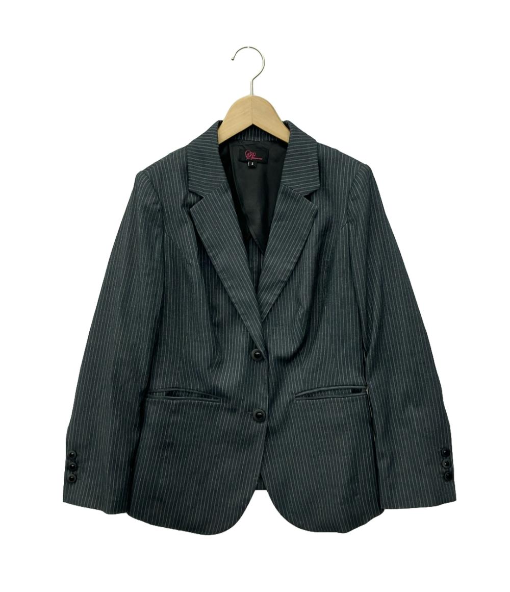 美品 ルイグラマラス ジャケット ストライプ レディース SIZE S (S) rui glamourous