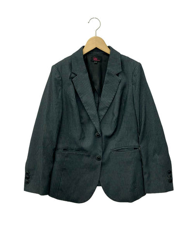 美品 ルイグラマラス ジャケット ストライプ レディース SIZE S (S) rui glamourous