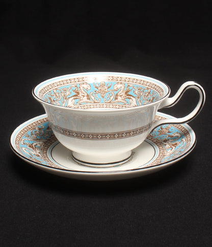 ウェッジウッド  カップ＆ソーサー 6客セット  フロレンティーン ターコイズ       WEDGWOOD