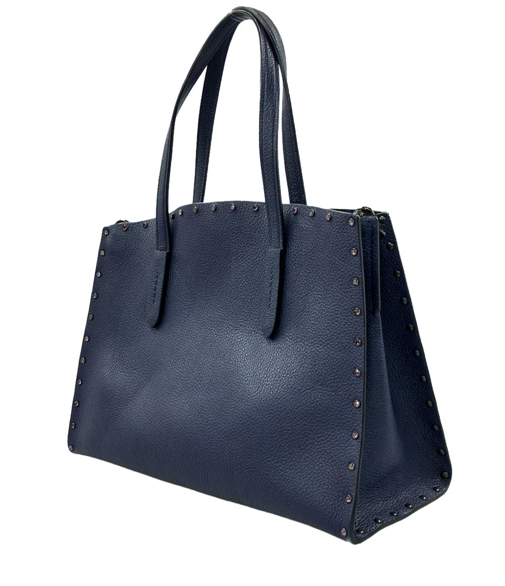 コーチ 2wayラインストーントートバッグ ショルダーバッグ 斜め掛け  