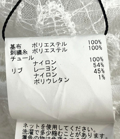 美品 ANAYI チュールコードレース プルオーバー レディース SIZE 38 (S) アナイ