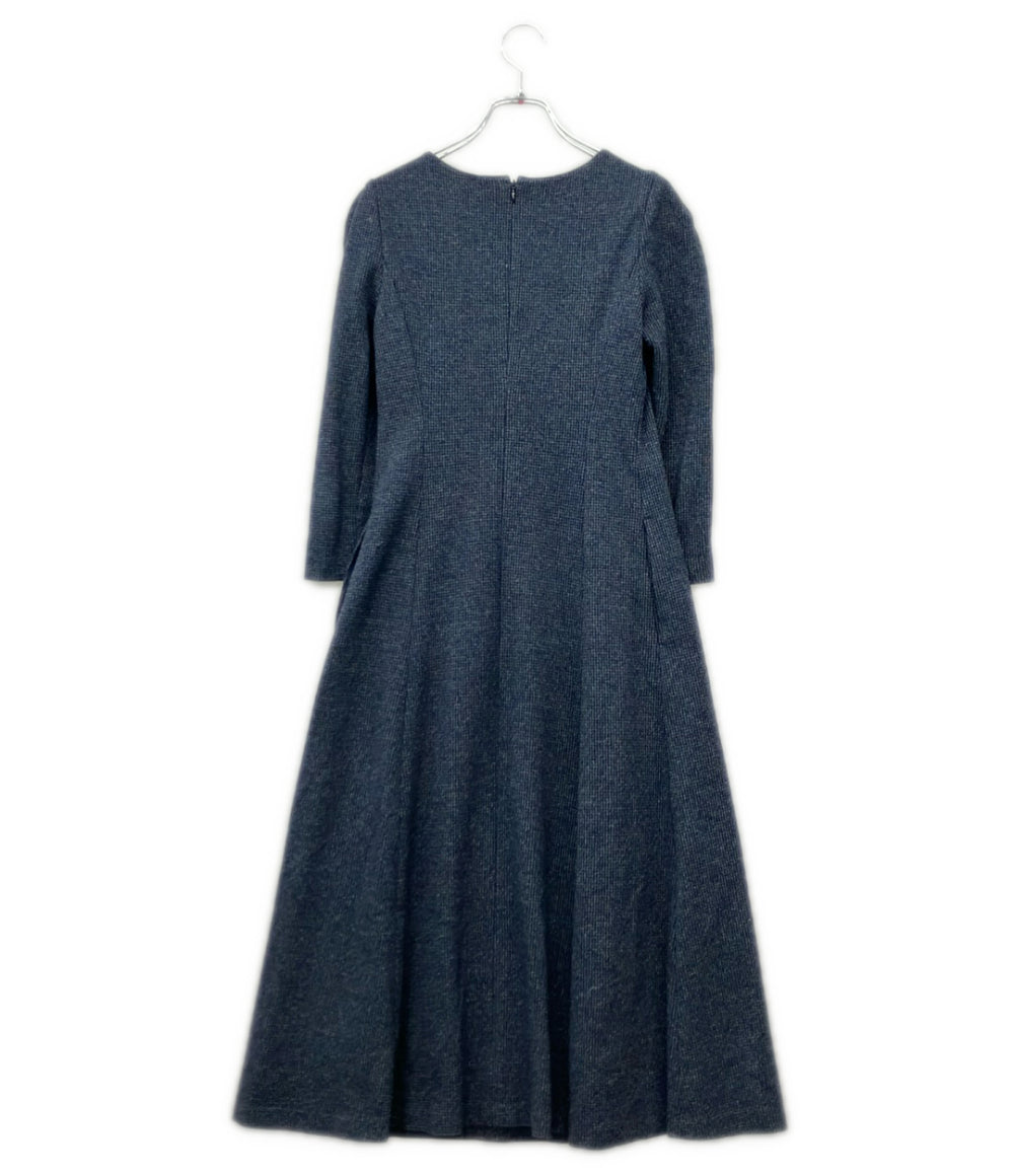 ANAYI 長袖 パターンジャージースリットワンピース レディース SIZE 34 アナイ
