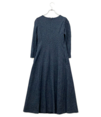 ANAYI 長袖 パターンジャージースリットワンピース レディース SIZE 34 アナイ