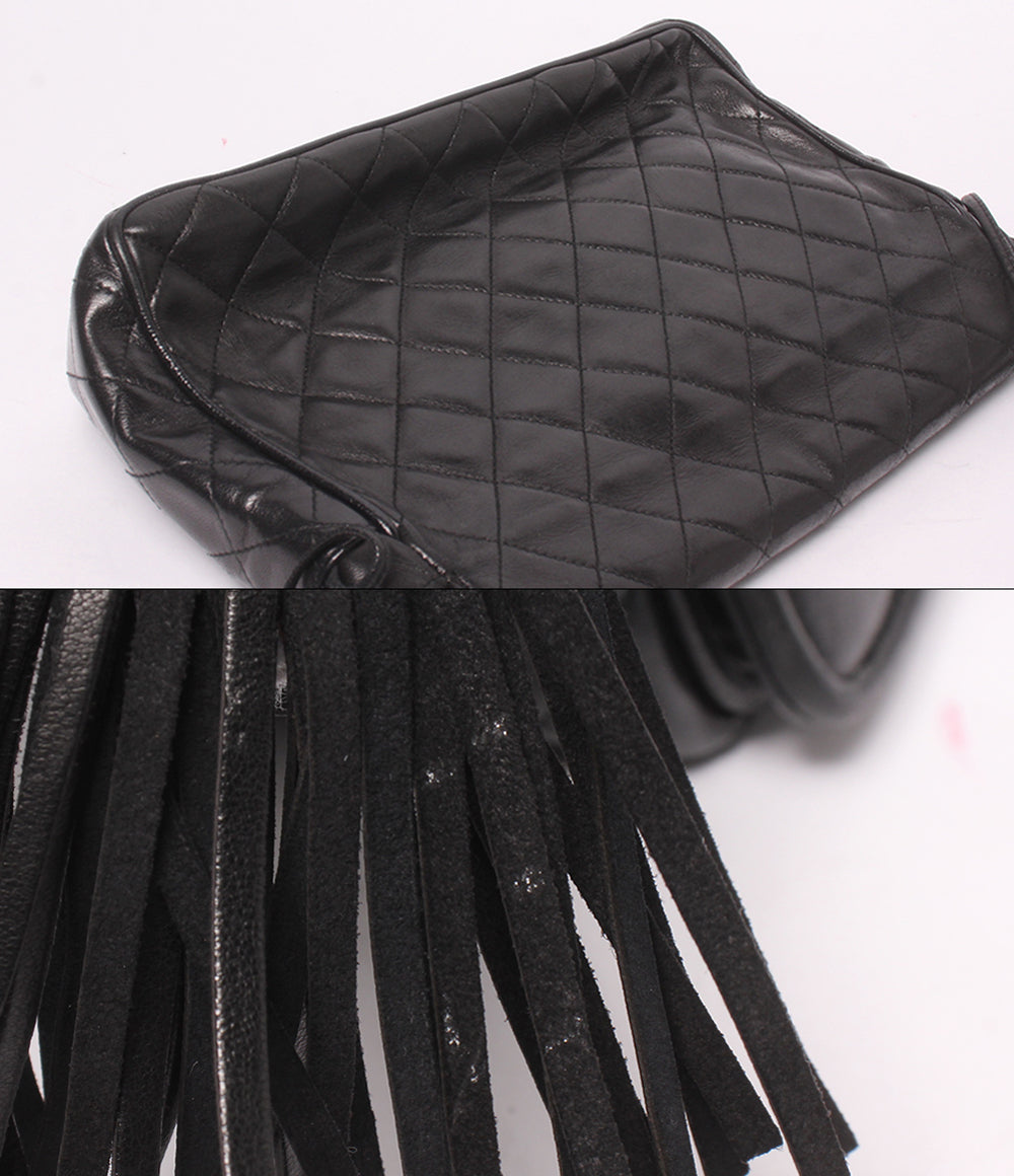 CHANEL ショルダーバッグ 斜め掛け ゴールド金具 0番台 レディース シャネル