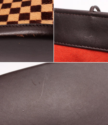 LOUIS VUITTON ハンドバッグ ハラコ インパラ ダミエソバージュ M92133 ルイ・ヴィトン