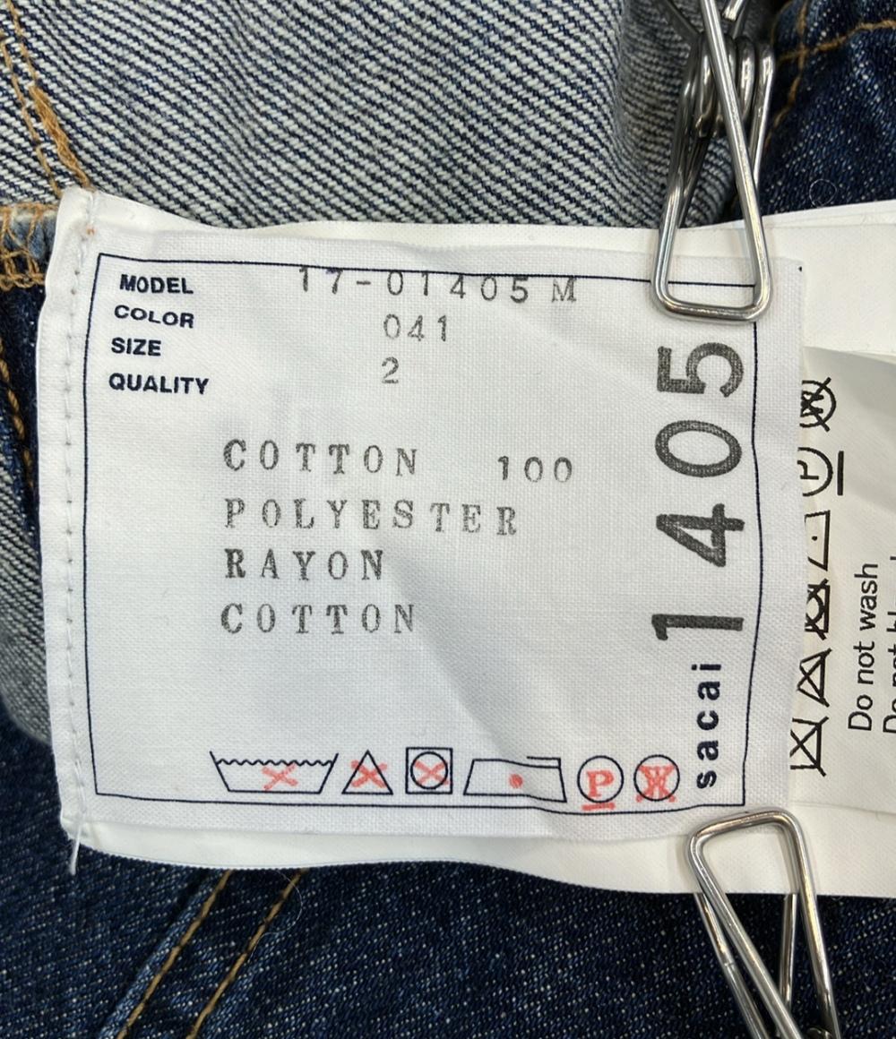 Sacai 長袖 デニムシャツ 17-0145M メンズ SIZE 2 サカイ