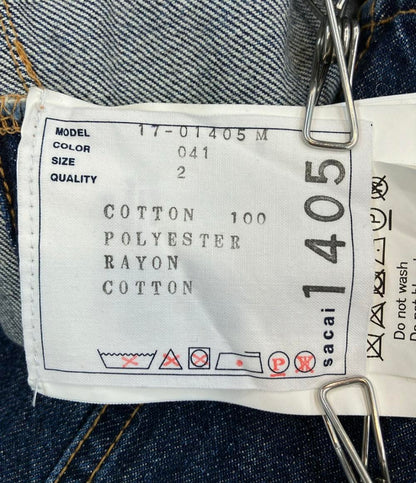 Sacai 長袖 デニムシャツ 17-0145M メンズ SIZE 2 サカイ