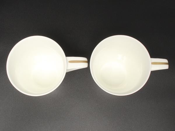 美品 TIFFANY&Co. マグカップ 2点セット ペア ノーツ ティファニー