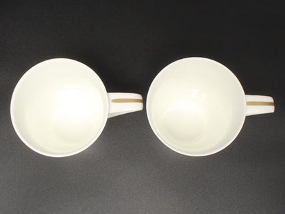 美品 TIFFANY&Co. マグカップ 2点セット ペア ノーツ ティファニー