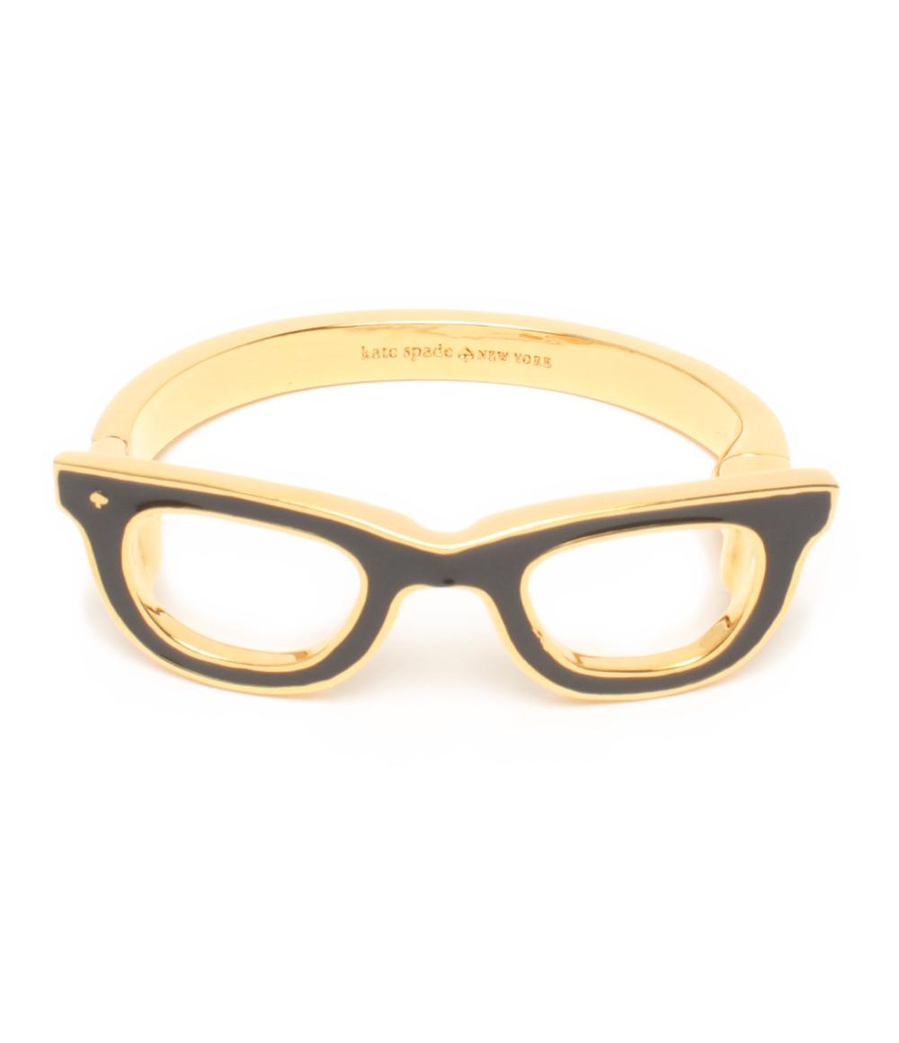 美品 Kate Spade バングル メガネモチーフ レディース ケイトスペード
