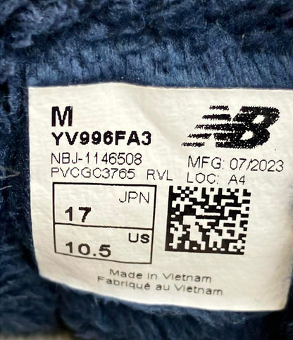 ニューバランス ローカットスニーカー キッズシューズ YV996FA3 キッズ SIZE 17.0 (M) NEW BALANCE