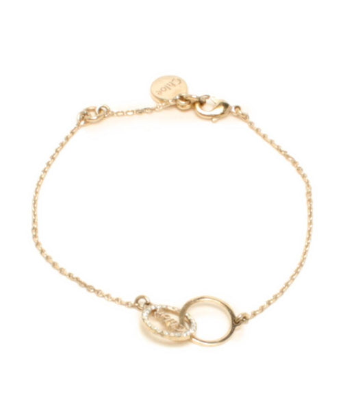 【未使用・展示品】Chloe  ブレスレット シャイニー　ターンロック アイコン 未使用・展示品】Chloe ブレスレット シャイニー ターンロック
