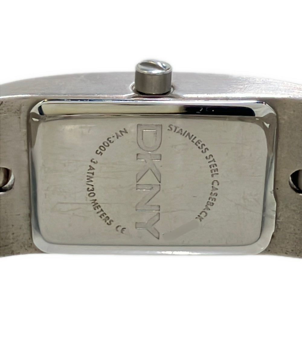 DKNY 腕時計 クオーツ シルバー NY•3005 レディース ディーケーエヌワイ