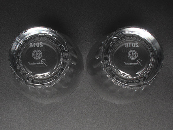 美品 Baccarat イヤータンブラー グラス 2点セット ペア 2018 フィオラ