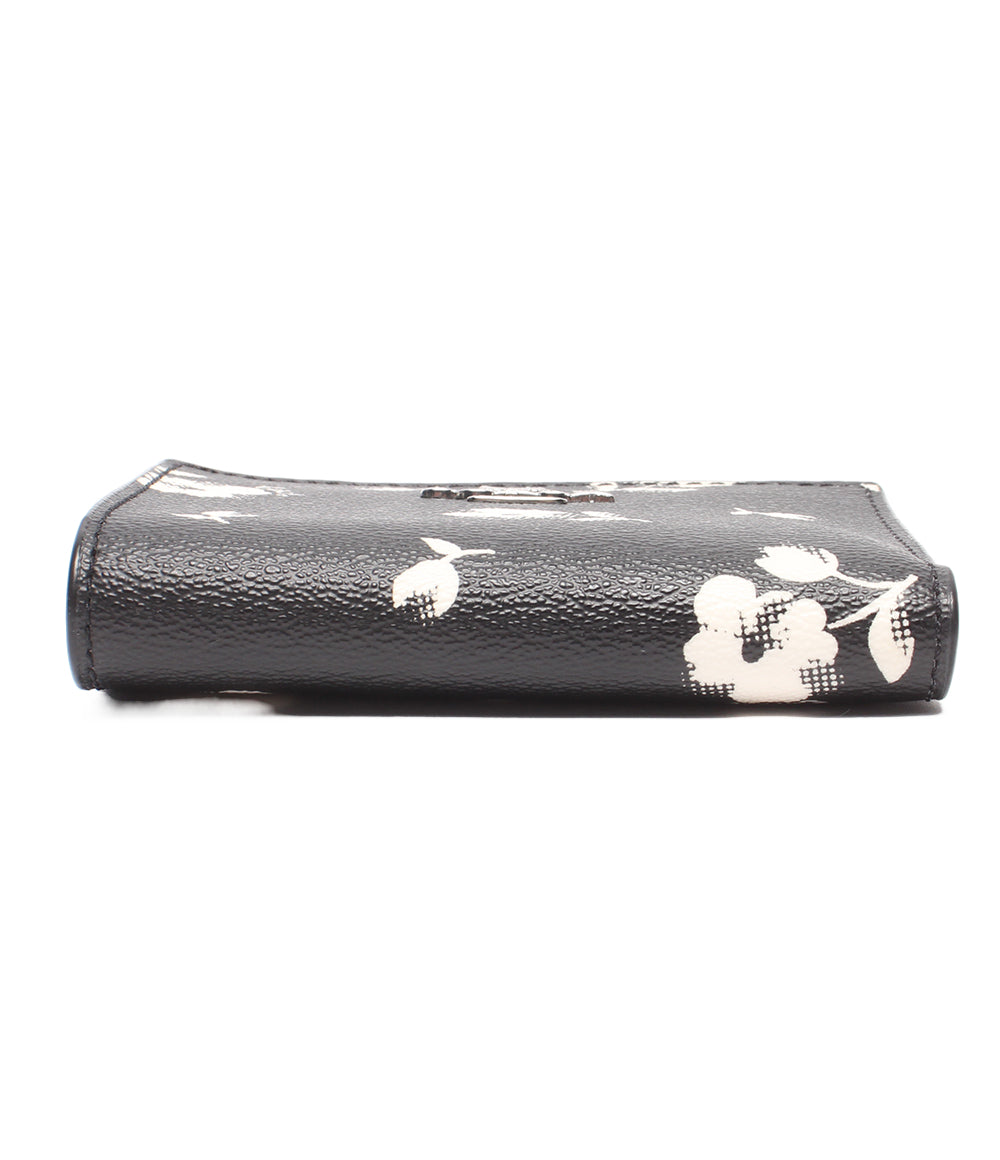 美品 COACH 二つ折り財布 花柄 レディース コーチ