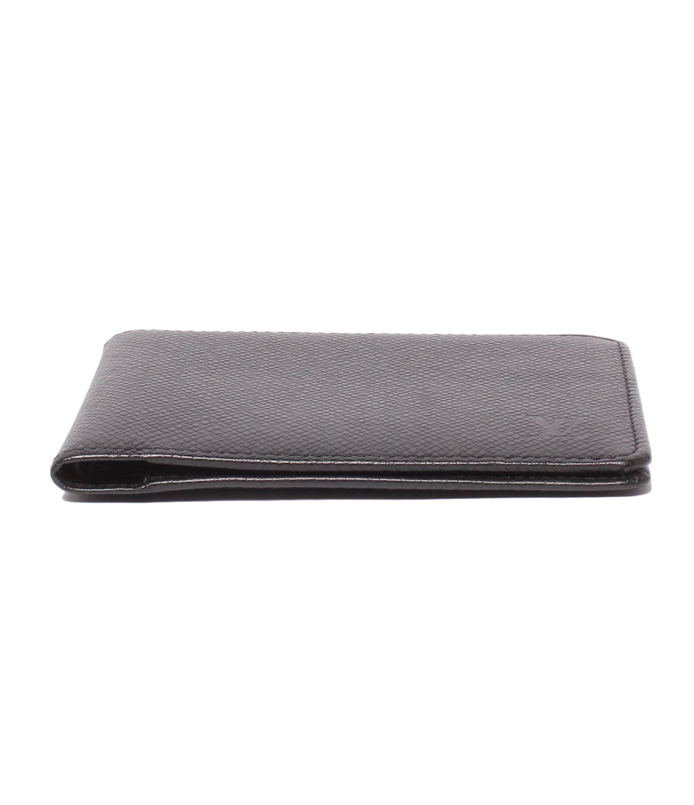 美品 LOUIS VUITTON 二つ折り財布 カードケース 札入れ ポルト ビエ 6カルト クレディ タイガ M30482 メンズ ルイ・ヴィトン