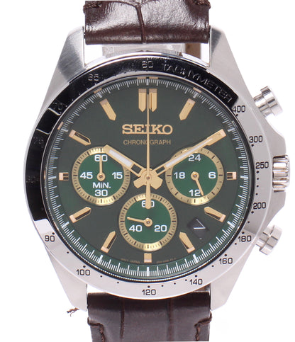 SEIKO 腕時計 クオーツ グリーン SBTR017 メンズ セイコー