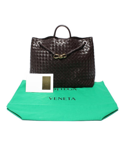 ボッテガ・ヴェネタ 2wa ハンドバッグ ショルダー トートバッグ 肩掛け 斜め掛け アンディアーモ ラージ イントレチャート レディース BOTTEGA VENETA