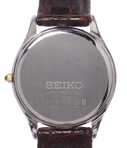 SEIKO 腕時計 ドルチェ  Dolce クオーツ ホワイト 8J41-0AJ0 メンズ セイコー