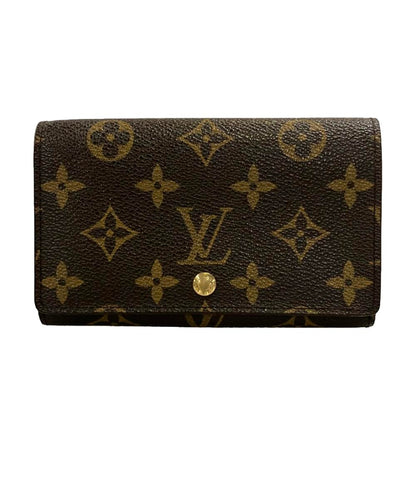 ルイヴィトン 二つ折り財布 ポルトモネ ビエ トレゾール モノグラム M61730 レディース LOUIS VUITTON