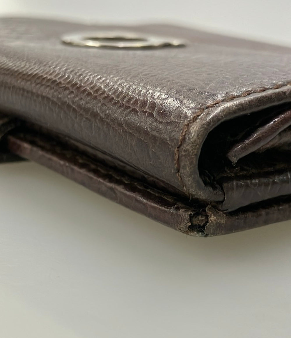 Salvatore Ferragamo ダブルホック 二つ折り財布 リザード型押し ガンチーニ レディース サルヴァトーレフェラガモ