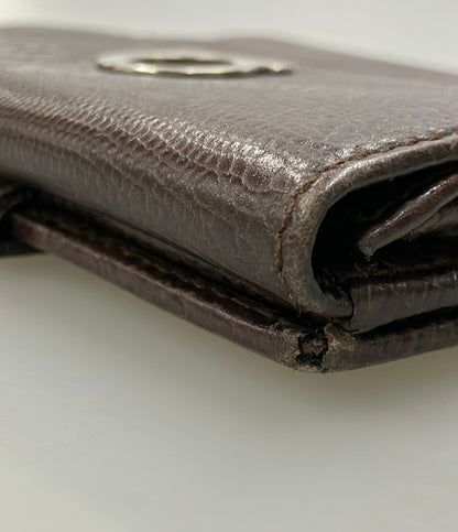 Salvatore Ferragamo ダブルホック 二つ折り財布 リザード型押し ガンチーニ レディース サルヴァトーレフェラガモ