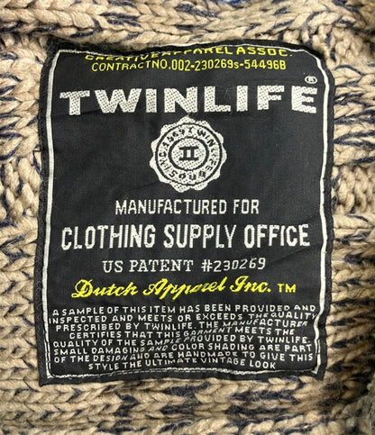 ジップアップニットジャケット メンズ SIZE 2XL (2XL) TWINLIFE