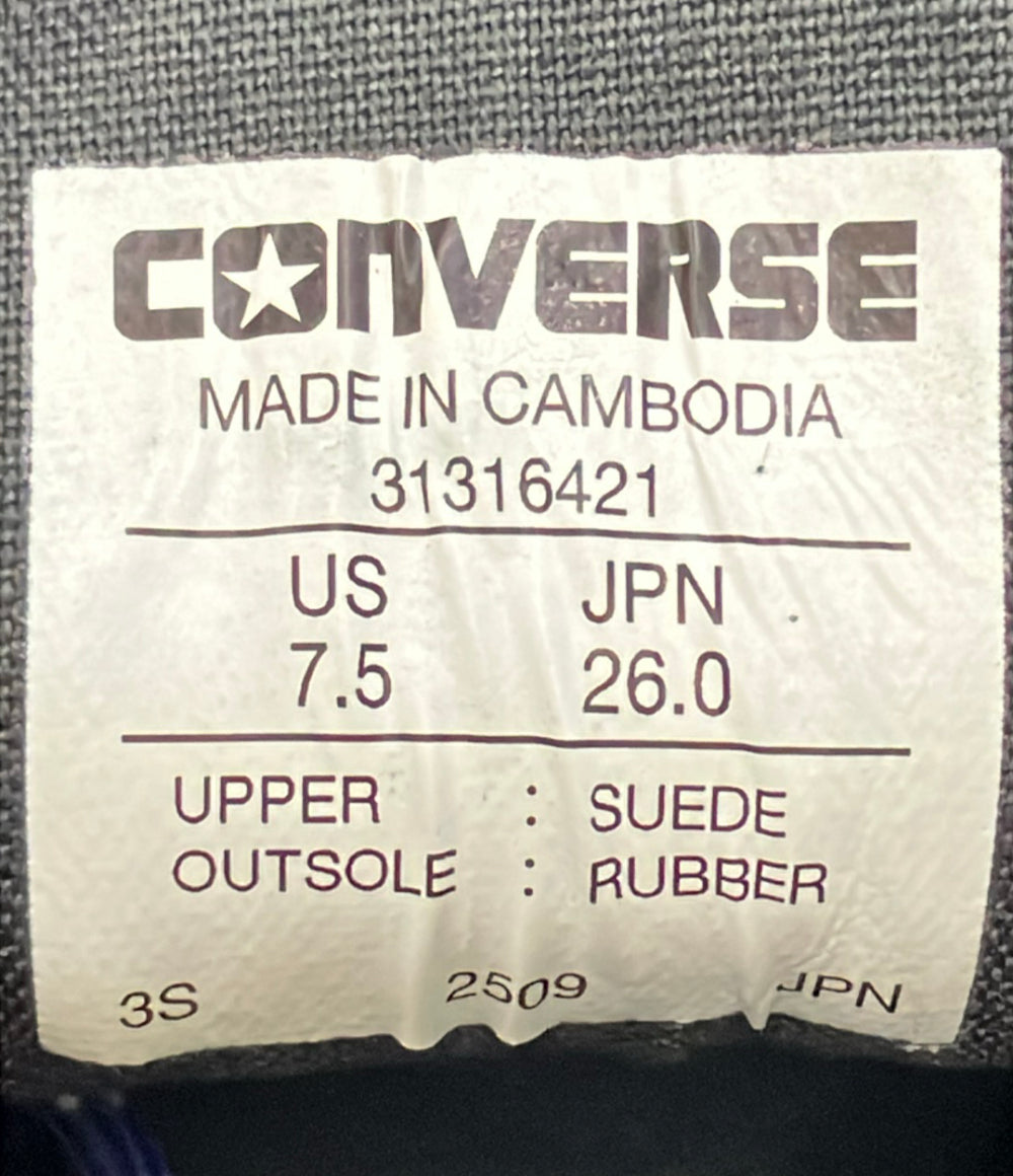美品 CONVERSE モカシンシューズ オールスター リフテッド クレープテープ モカシン ＯＸ 31316421 メンズ SIZE 26.0 コンバース