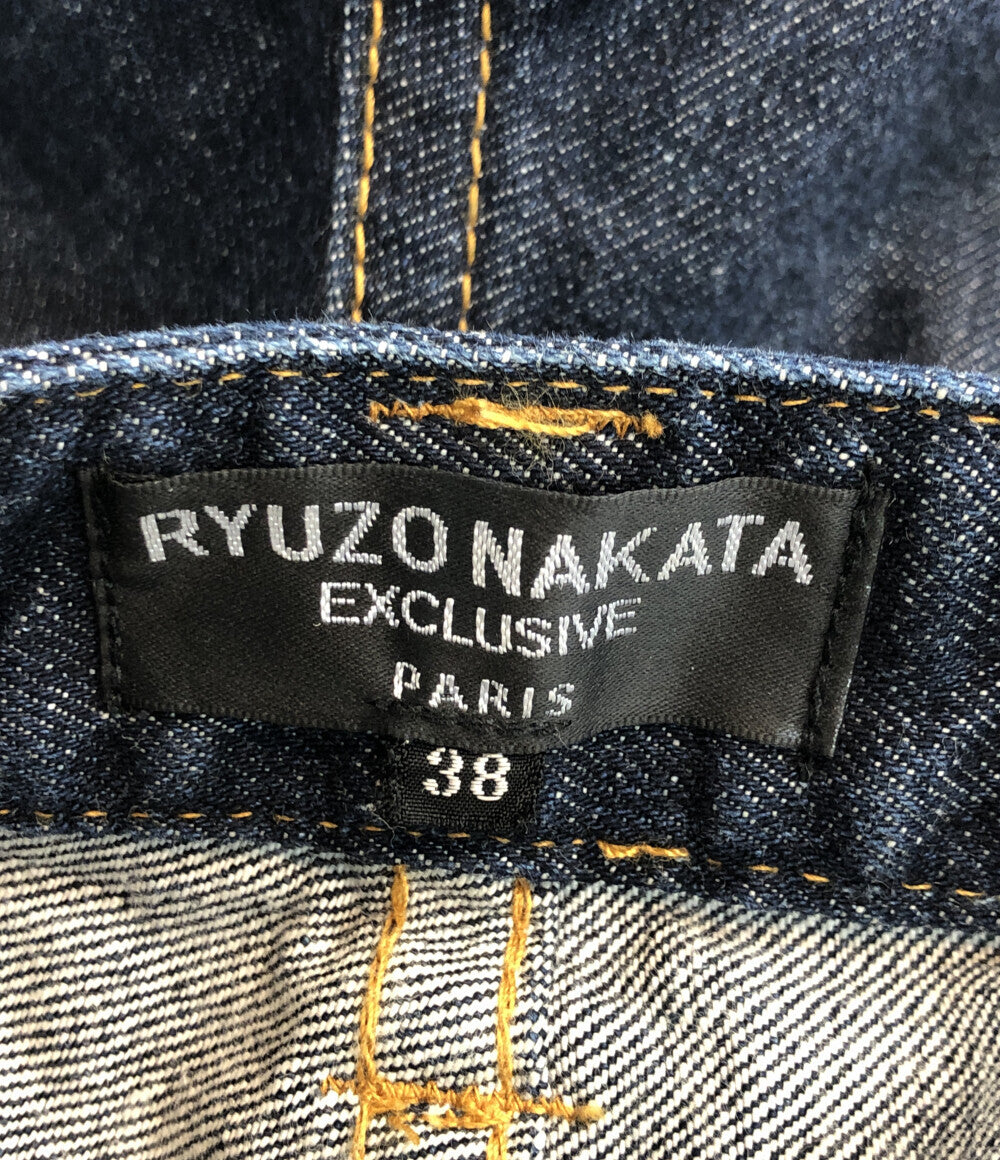 ビジュー装飾デニムパンツ      レディース SIZE 38 (M) RYUZO NAKATA