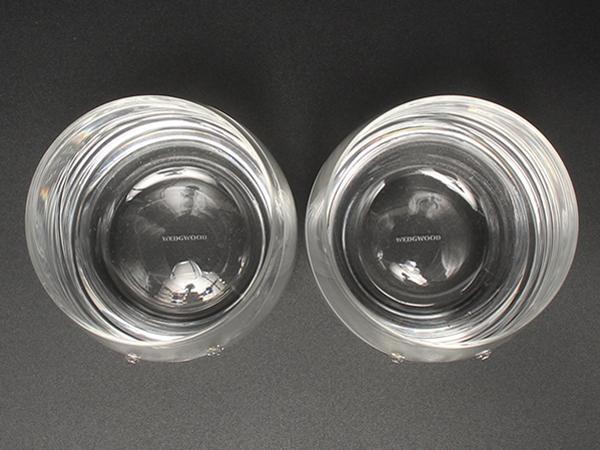 美品 WEDGWOOD グラス タンブラー 2点セット ペア プロミシス ウィズディスリング ウエッジウッド