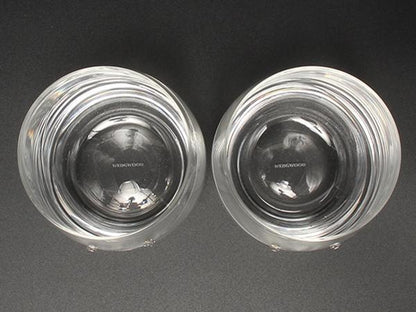 美品 WEDGWOOD グラス タンブラー 2点セット ペア プロミシス ウィズディスリング ウエッジウッド