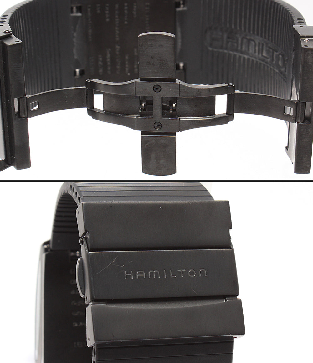 HAMILTON 腕時計 限定999本 ODC X-02 クオーツ ブラック H515710 メンズ ハミルトン