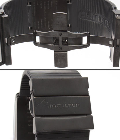 HAMILTON 腕時計 限定999本 ODC X-02 クオーツ ブラック H515710 メンズ ハミルトン
