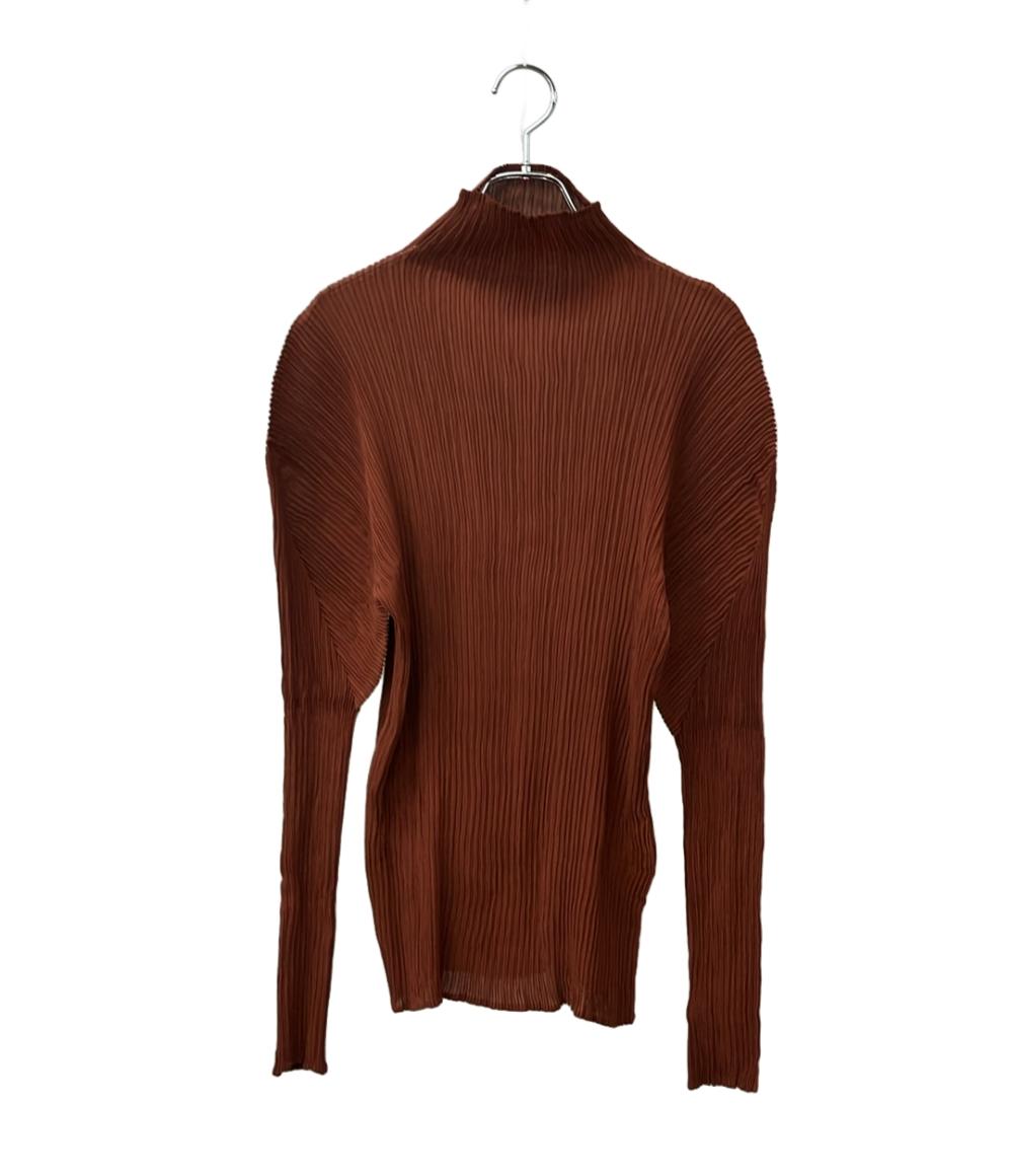 ISSEY MIYAKE 長袖Tシャツ プリーツ カットソー IM63-FJ926 レディース SIZE L イッセイミヤケ