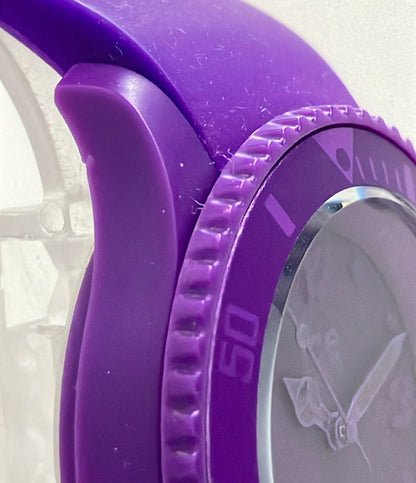 ice watch 腕時計 クオーツ パープル メンズ アイスウォッチ